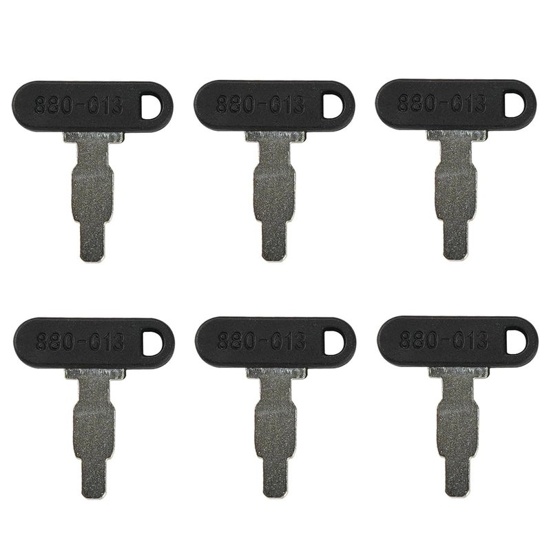 gradora 35111-880-013 Ignition Keys for Hon-da and Clones Engines and Generators Power Equipment GX160 GX200 GX240 GX270 GX340 GX390 (Pack of 6) - Image 1